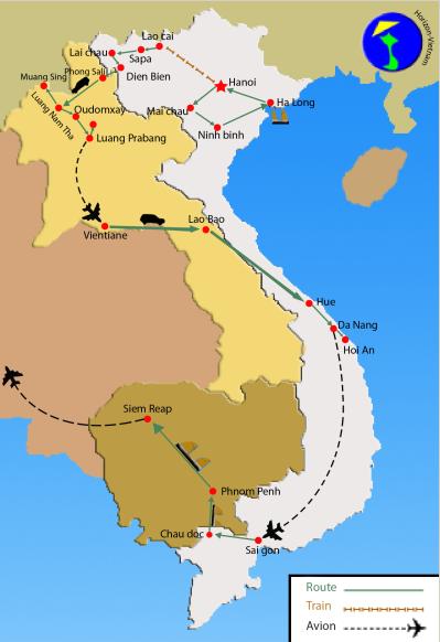 carte-circuit-vietnam-laos-cambodge