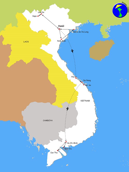 viaje vietnam en 18 dias