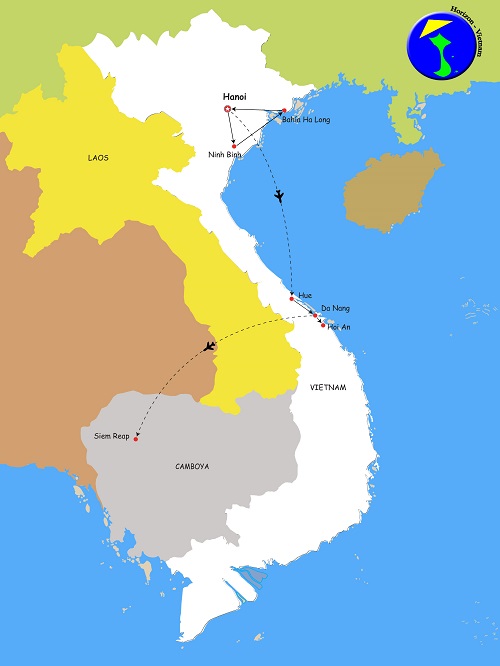 vietnam y camboya en 12 dias