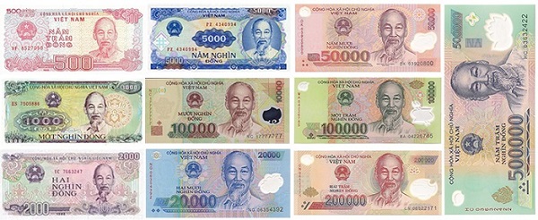 Billetes vietnamitas