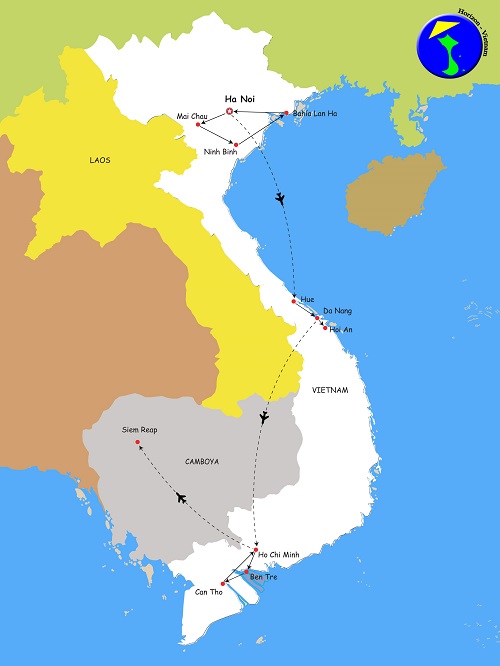vietnam y camboya en 15 dias con mai chau