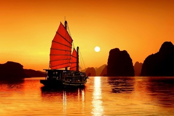 paisajes bahía de halong vietnam